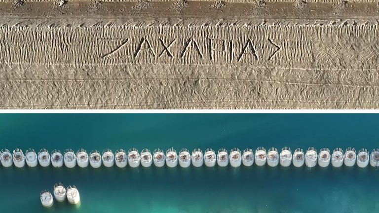 Ισθμός: Εντυπωσιακό βίντεο των «χειρουργικής ακριβείας» εργασιών υποστήλωσης