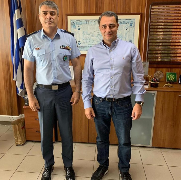 Επίσκεψη Μάξιμου Σενετάκη στο Αστυνομικό Μέγαρο Ηρακλείου 