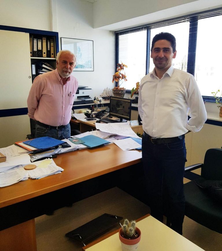 «Συνάντηση με τον Διευθυντή της ΔΕΔΔΗΕ Α.Ε. Ηρακλείου κ. Παύλο Βαρδουλάκη πραγματοποίησε ο υποψήφιος βουλευτής Ηρακλείου του ΠΑΣΟΚ Κινήματος Αλλαγής, κ. Γιώργος Ξυλούρης»