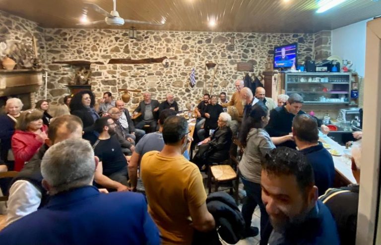 Εγκάρδιες συναντήσεις του Λευτέρη Αυγενάκη στην Πόμπια.