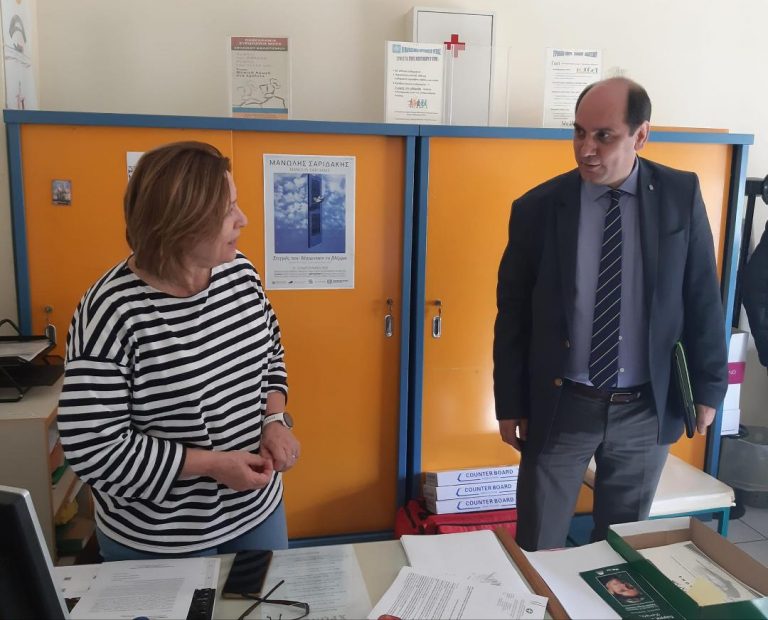 Συνάντηση Γ. Επιτροπάκη με τον Διευθυντή Δευτεροβάθμιας Εκπαίδευσης Ηρακλείου