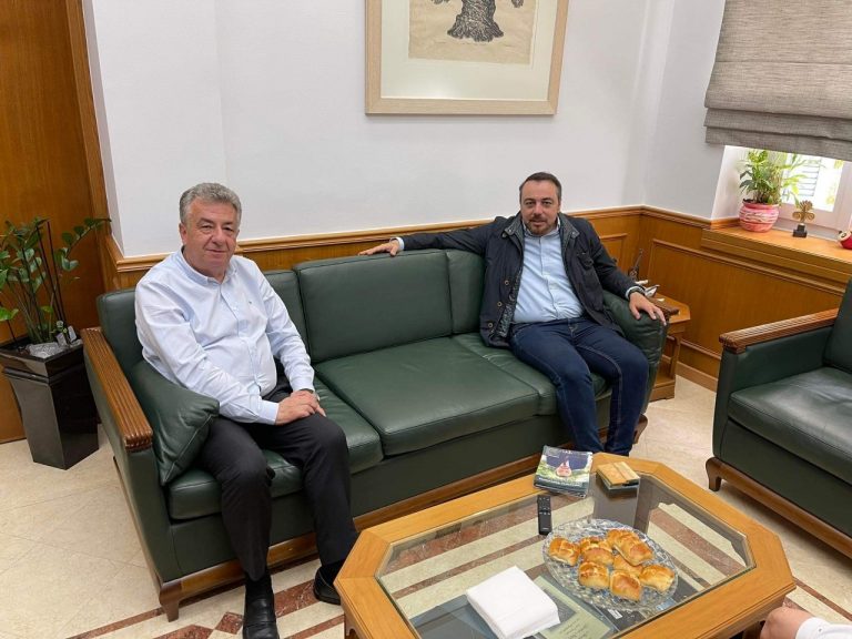 Στην Περιφέρεια Κρήτης, στο ΙΤΕ και στο Τεχνολογικό Πάρκο  ο Φραγκίσκος Παρασύρης