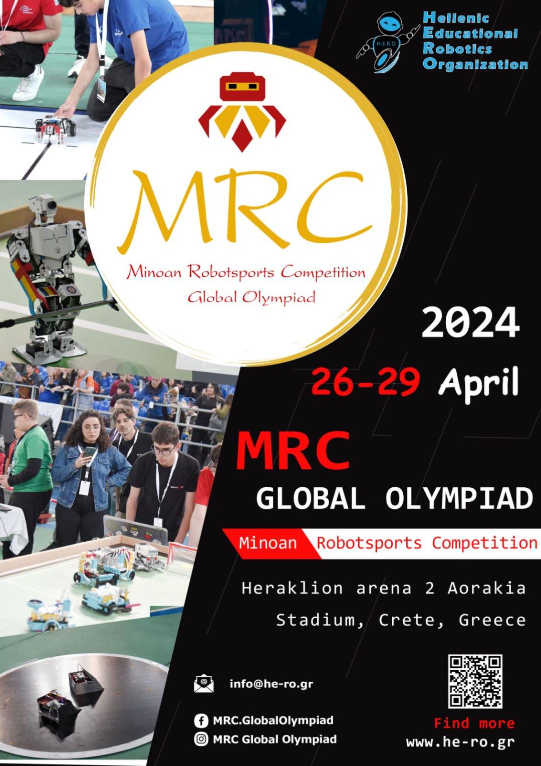 Στο Ηράκλειο η 3η Ολυμπιάδα Ρομποτικής MRC GLOBAL OLYMPIAD ...