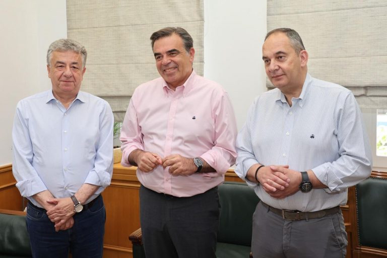 Συνάντηση Περιφερειάρχη Κρήτης με τον αντιπρόεδρο της Κομισιόν και τον Α΄ Αντιπρόεδρο της Ελληνικής Βουλής  
