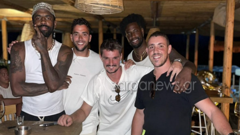 Στην Κρήτη ο σταρ του NBA Κάιρι Ίρβινγκ -Παρέδωσε μαθήματα μπάσκετ σε παιδιά στην παραλία