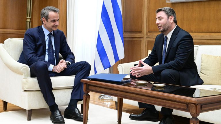 Καλή και ειλικρινής η συζήτηση Μητσοτάκη-Ανδρουλάκη -Τι συζήτησαν επί 1,5 ώρα