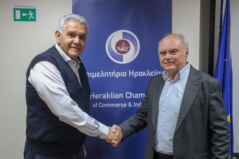 Νέος Πρόεδρος του Επιμελητηρίου Ηρακλείου και επισήμως  ο κ. Βαγγέλης Καρκανάκης   