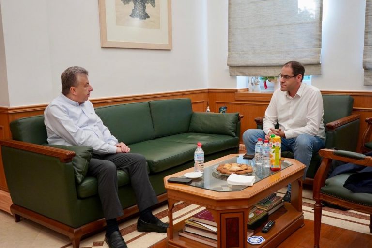 Συνάντηση Περιφερειάρχη Κρήτης με τον Δήμαρχο Ανωγείων  