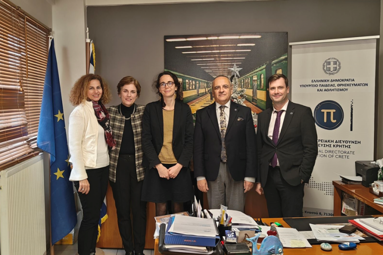 Επίσκεψη Γαλλικών Εκπαιδευτικών Φορέων στην Περιφερειακή Διεύθυνση Εκπαίδευσης Κρήτης