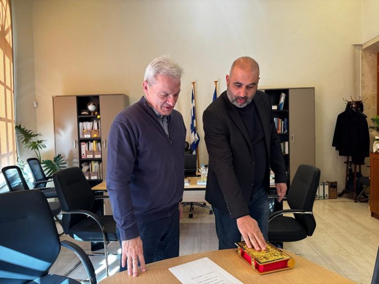 Ορκωμοσία νέου Κοινοτικού Συμβούλου της Δημοτικής Κοινότητας Νέας Αλικαρνασσού