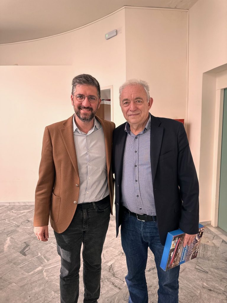 Συνάντηση του Δημάρχου Μαλεβιζίου Μεν. Μποκέα με τον Πρόεδρο του ΟΑΣΠ Ευθύμη Λέκκα για θέματα Πολιτικής Προστασίας
