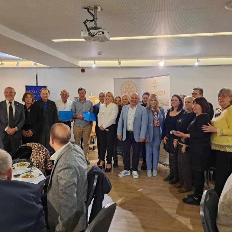 Ο Ροταριανός Όμιλος Ηράκλειο Candia στα πλαίσια των δράσεων του για την Υγεία  οργάνωσε πανηγυρική συνεστίαση με ομιλία στις 8/4/2025  στο ξενοδοχείο IBIS STYLES