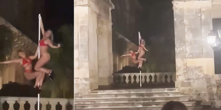 Αντιδράσεις στην Κέρκυρα για φωτογράφιση στα παλιά Ανάκτορα -Με ημίγυμνα μοντέλα πάνω σε στύλο