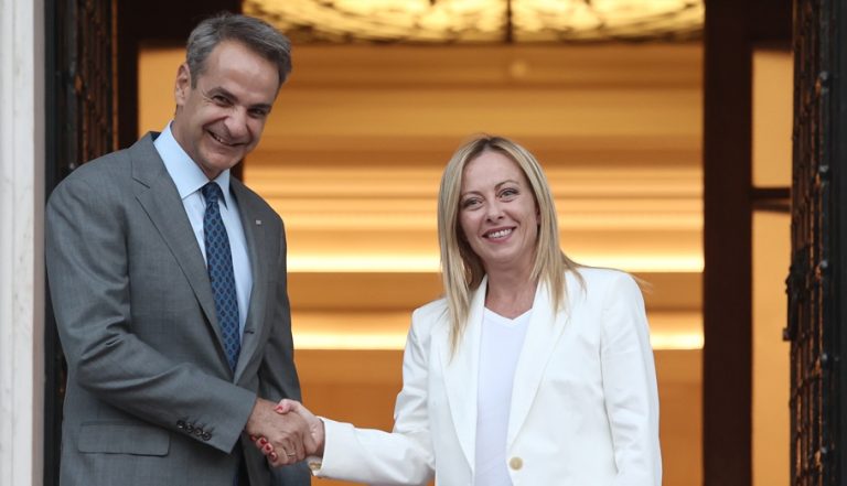 Σε εξέλιξη η συνάντηση Μητσοτάκη-Μελόνι στη Ρώμη -Ανταγωνιστικότητα, άμυνα και μεταναστευτικό στην ατζέντα