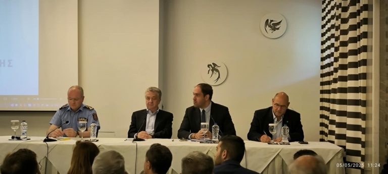 Στο Ηράκλειο για την αντιπυρική προστασία ο Γ. Κεφαλογιάννης
