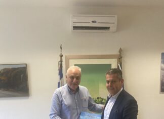 Συνάντηση του προέδρου της ΝΟΔΕ Ηράκλειου με τον Δήμαρχο Βιάννου