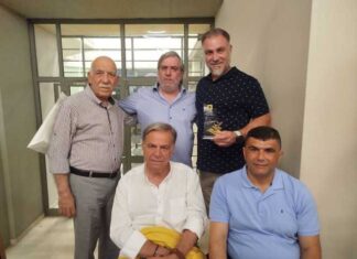 Ο πρόεδρος του Ερασιτέχνη ΟΦΗ Γιάννης Δανδάλης τιμήθηκε στην εκδήλωση για τα 80 χρόνια της ιστορικής εφημερίδας “Πατρίς”