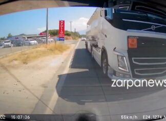 Χανιά: Οδηγός βυτιοφόρου «παίζει τα φώτα» και κορνάρει για να κάνει προσπέραση στον δρόμο του αεροδρομίου