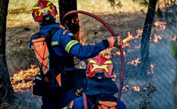 Φωτιά κοντά στην Ιεράπετρα: Εκκενώνεται ο οικισμός Μπραμιανά, επιχειρούν δύο εναέρια μέσα
