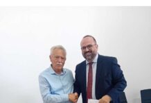 Συνάντηση εργασίας του Γενικού Γραμματέα Ναυτιλίας και Λιμένων κ. Εμμανουήλ Κουτουλάκη στο Λιμενικό Ταμείο Ηρακλείου.