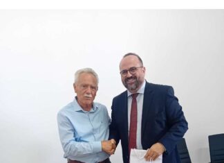 Συνάντηση εργασίας του Γενικού Γραμματέα Ναυτιλίας και Λιμένων κ. Εμμανουήλ Κουτουλάκη στο Λιμενικό Ταμείο Ηρακλείου.