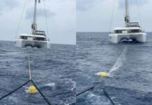 Βυθίζεται καταμαράν στις Φλέβες Σαρωνικού -Διασώθηκαν οι 10 επιβαίνοντες