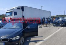 Πρέβεζα: Καραμπόλα με τραυματίες στην είσοδο της υποθαλάσσιας σήραγγας στο Άκτιο -Συγκρούστηκε φορτηγό με τρία ΙΧ