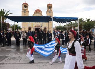 Ισχυρό μήνυμα για τον κίνδυνο του ολοκληρωτισμού από τον Δήμαρχο Ηρακλείου Αλέξη Καλοκαιρινό με αφορμή την Εθνική επετείου της 28ης Οκτωβρίου 1940 – Στις εκδηλώσεις τιμής και μνήμης σε Ηράκλειο και Νέα Αλικαρνασσό ο Δήμαρχος Ηρακλείου